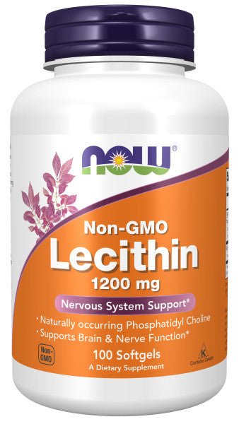 Now Lecithin 1200mg * 100 Softgels - A2D LIMITED @Ashbiz