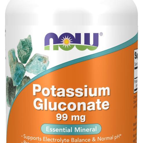 Now Potassium Gluconate 99mg Tablet 100's - A2D LIMITED @Ashbiz