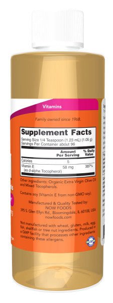 Now Vitamin E - Oil * 118 ml - A2D LIMITED @Ashbiz