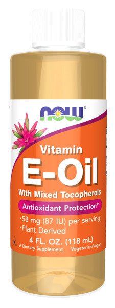Now Vitamin E - Oil * 118 ml - A2D LIMITED @Ashbiz