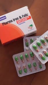 Pharma Iron and Folic Capsules 30's - A2D LIMITED @Ashbiz