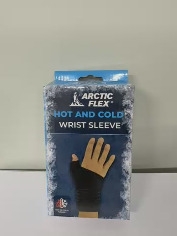 Hot and Cold Wrist Sleeve(Small, Black)Arctic Flex