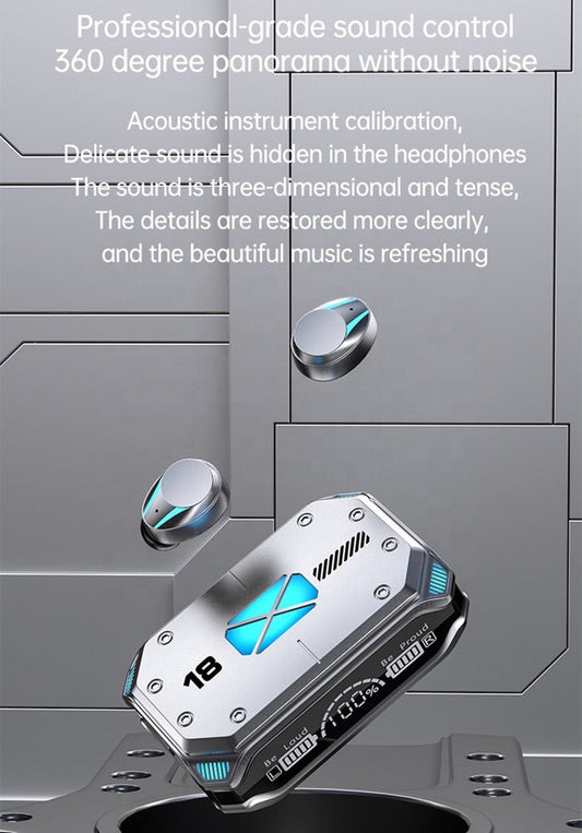 TWS V5.3 True Wireless Headset with Digital Indicator - A2D LIMITED @Ashbiz