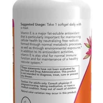 Vitamin E - 400 Supplement 50 Count (Now) - A2D LIMITED @Ashbiz