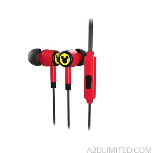 Xtech Disney Mickey Mouse wired earphones MFR XTE - D100MK - A2D LIMITED @Ashbiz