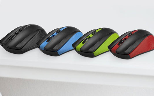 XTECH MOUSE WLS 2.4 GHZ 4 - BUTTON MFR# XTM - 310BL - A2D LIMITED @Ashbiz