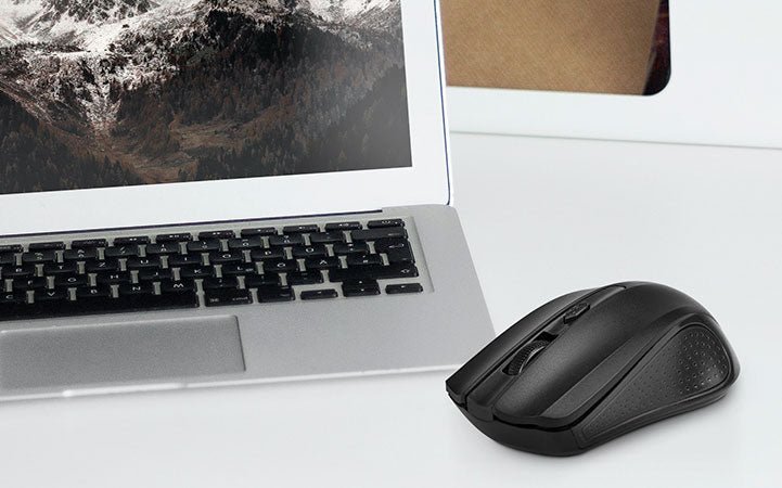 XTECH MOUSE WLS 2.4 GHZ 4 - BUTTON MFR# XTM - 310BL - A2D LIMITED @Ashbiz